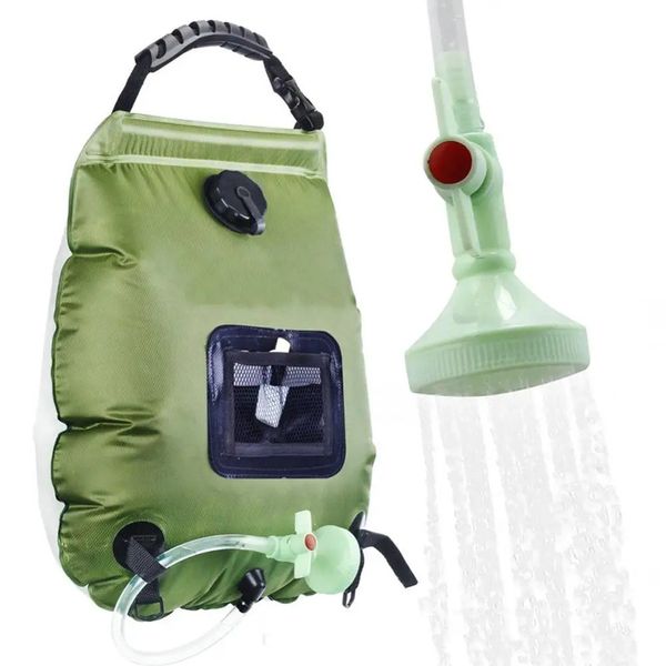 Outdoor-Gadgets YOUZI Solar-Duschtasche, 20 l, faltbare Wasseraufbewahrungstasche mit hoher Kapazität für Reisen im Freien, Wandern, Camping, 231127