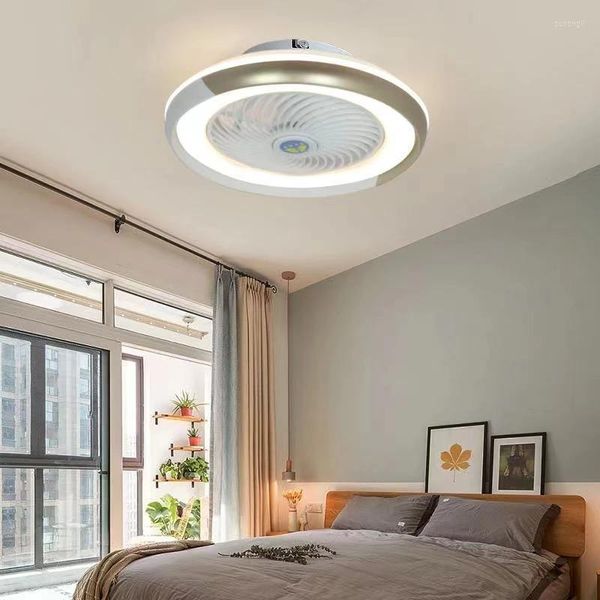 Pendelleuchten Moderne LED Deckenventilator Lampe Fernbedienung Beleuchtung Intelligentes Schlafzimmer Restaurant