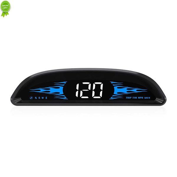 Universal Digital GPS Speedometer Car Head Up Up Display Multifunction GPS Speed ​​medidor Electronics Acessórios para todos os carros