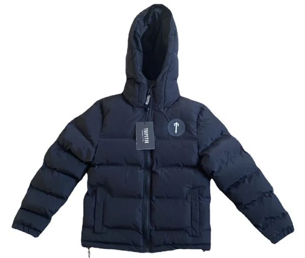 Jaqueta de inverno, jaqueta Trapstar masculina moderna e de alta qualidade, jaqueta grossa com capuz, jaqueta de inverno Parker para casal masculino e feminino