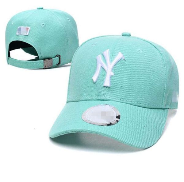 Ballkappen Baseball -Kappen -Designer Caps Sun Hats Herren Womens Eimer Hut Frauen Snapback Hatsmen Luxurys Baseballkappe mit NY Brief 1015 J3J0