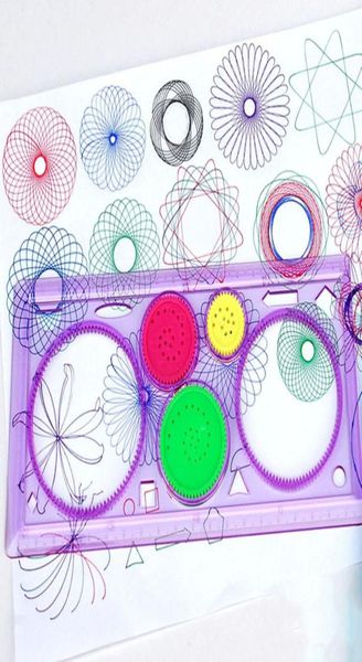 Spirograph Geometrische Lineal Ausarbeitung Werkzeuge Briefpapier Für Studenten Zeichnung Set Lernen Kunst Sets Kreative Geschenk Kinder3129728