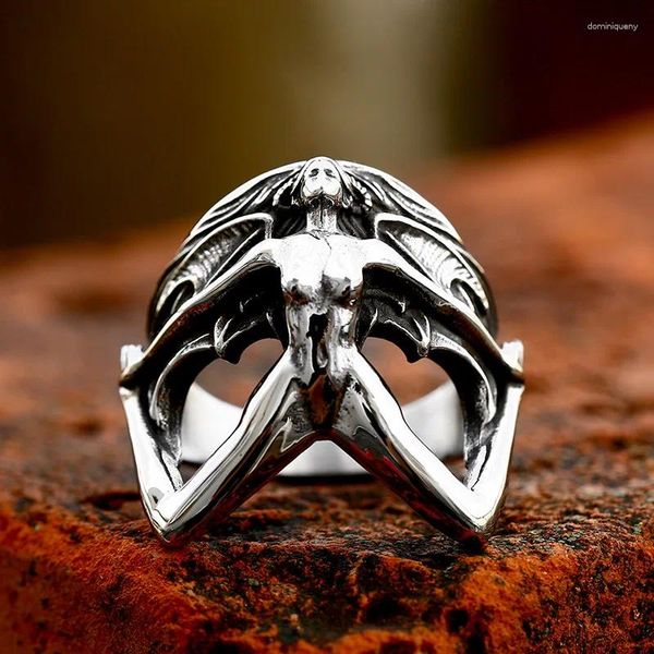 Anéis de cluster Beier 2023 Design especial de aço inoxidável deusa anel menina nua para homens jóias vintage atacado