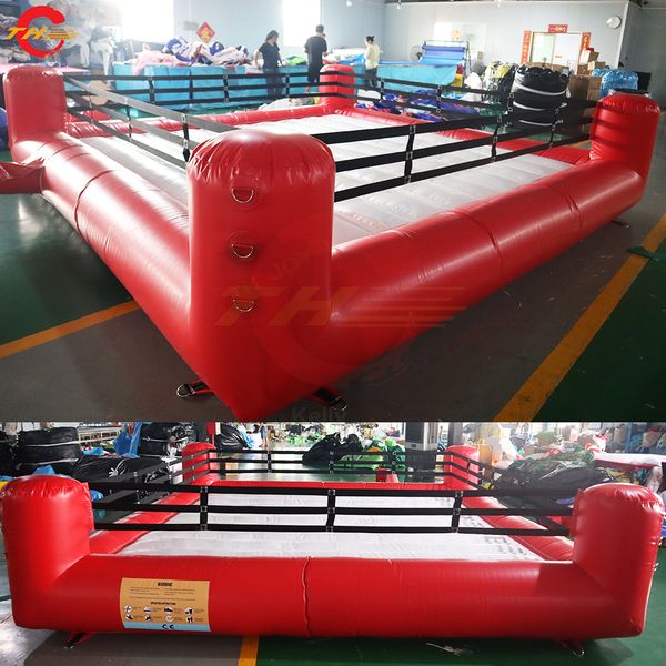 Ücretsiz kapı gemisi dış mekan aktiviteleri şişme boks ring gladyatör spor oyunu karnaval oyuncakları satılık