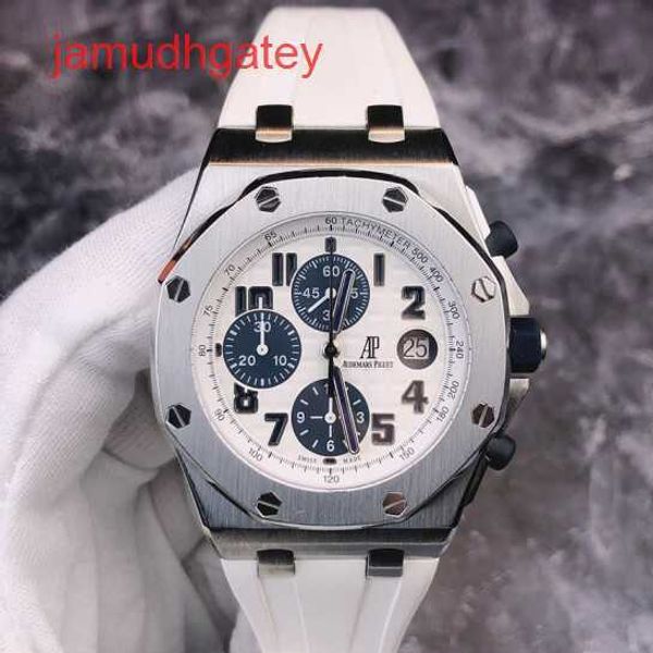 Ap Swiss Luxury Watch Royal Oak Offshore Series 26170st Мужские часы Blue Sky and White Cloud Face Date Precision Steel 42mm Автоматические механические часы