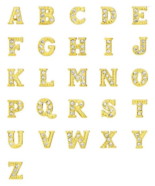 Charms 26 Teile/los Mini A-Z Buchstabe Initiale Englisches Alphabet Floating Fit Glas Memory Po Medaillon Anhänger Halsketten Schmuck