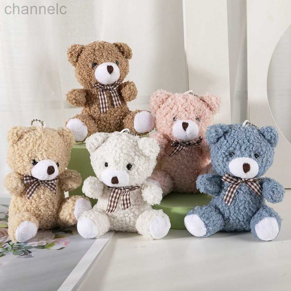 Gefüllte Plüschtiere 1pc 11CM Teddybär Puppen Patch Bären 5 Farben Spielzeug Bestes Geschenk für Kinder Kinder Spielzeug Hochzeitsgeschenke