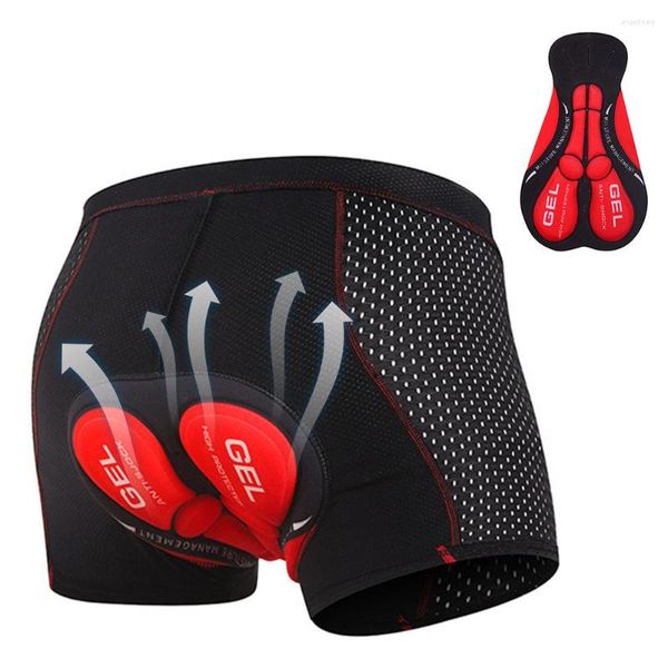 Shorts masculinos de malha respirável Ciclismo de ciclismo ao ar livre Men Gel Pad Mtb Bike Drop Bicycle