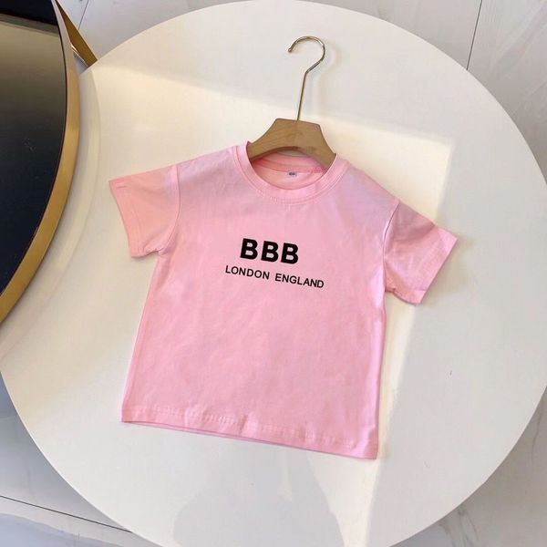 Tasarımcı Bebek Çocuk Giyim Erkek Kız Kız Yaz Lüks Marka Tshirts Çocuk T-Shirts Çocuk Tasarımcıları Üst Tees Klasik Mektup Giysileri