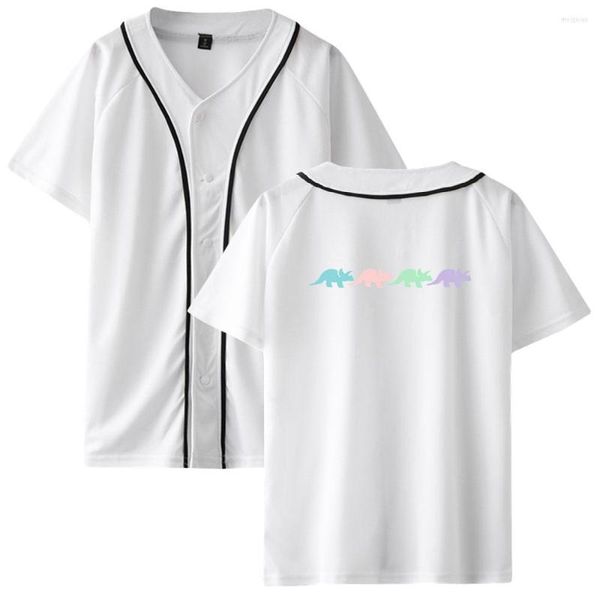 Herren T-Shirts The Try Guys Merch 2D Harajuku T-Shirts Damen Kleidung Kurzarm Baseball TShirt Kpop Tops T-Shirts