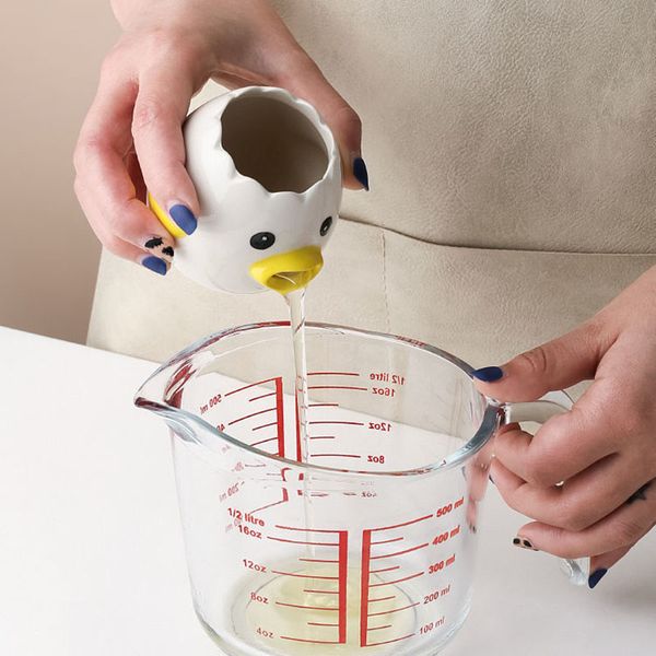 Яичный белок и яичный желток сепараторов кухня милые фильтры яиц разделители творческий инструмент