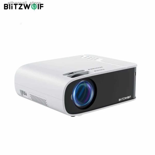 Projektoren BlitzWolf V6 Projektor Smart WIFI Tragbares Heimkino Kino Native 1080P Full HD Proyector Heimkino Video LED Bluetooth Q231128