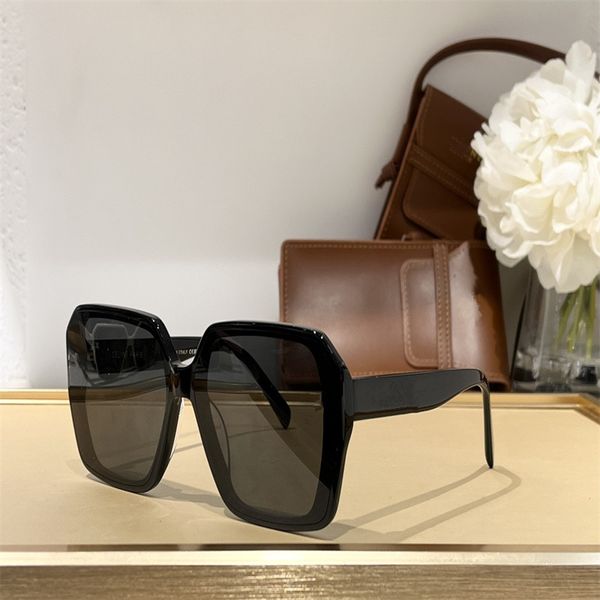 Luxus-Design-Sonnenbrille 40822 Sommerbrille für Damen und Herren, asymmetrisches Design für links und rechts, Retro, quadratisch, Mode, Sport, Freizeit, Sonnenbrille mit Box