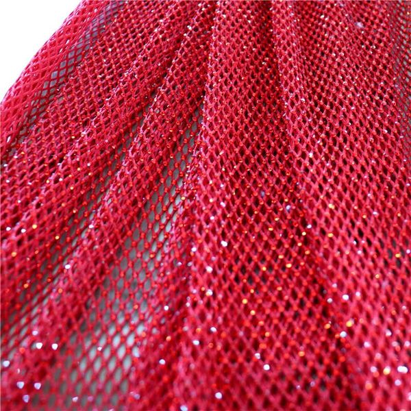 Tessuto SS10 Strass rossi Tessuto a rete Nastro di cristallo di vetro Cucito Rifiniture Strass Applicazioni per abiti