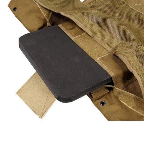 Giacche da caccia Gilet tattico Fodera Assorbimento Nero Anti-perforazione Deflettore antiurto Cuscinetto protettivo Uso militare