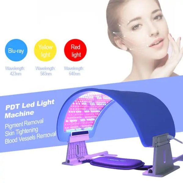 Máquina de emagrecimento, novo produto, 7 cores, portátil, pdt, led, terapia de luz led, máquina facial