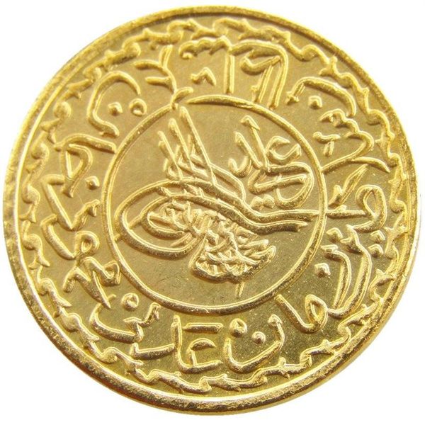 Turquia império otomano 1 adli altin 1223 promoção de moeda de ouro fábrica barata acessórios para casa moedas de prata2382