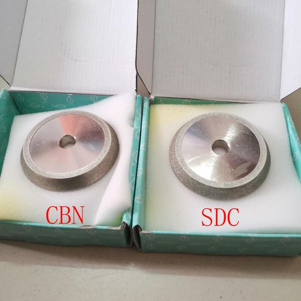 Slijpstenen CBN SDC Rebolo de diamante para máquina de afiar brocas de 13 tipos Afiador de brocas/moedor 60 ângulo 78*12,7*10 mm