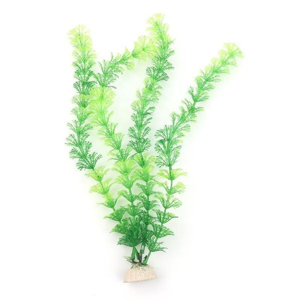 Dekorationen 15 stücke Länge 30 cm Künstliche Drei Abschnitt Vanille Simulation Blume Aquarium Aquarium Landschaft Wasser Gras Ornament Großhandel