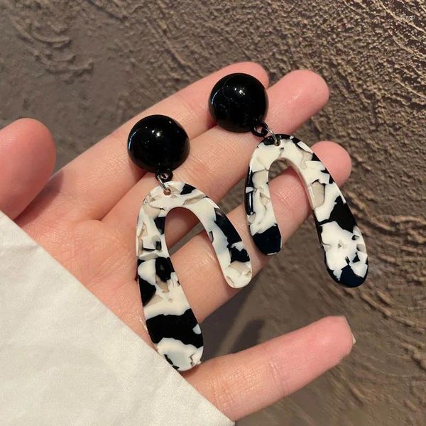 Orecchini a bottone moda irregolare per le donne 2023 ragazze modello mucca orecchino Vintage Brincos accessori gioielli coreani regalo