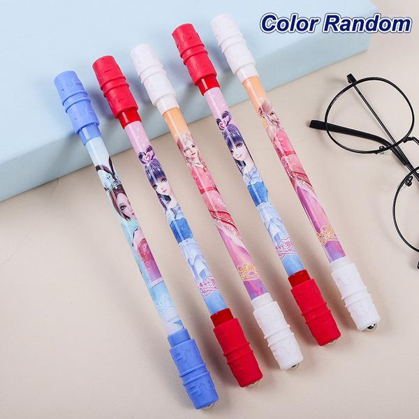 1Pc Rotating Pen 19.5cm Spinning Gaming Stress Relief Gel 0.5mm Smooth Writing Student Schreibwaren Bürobedarf