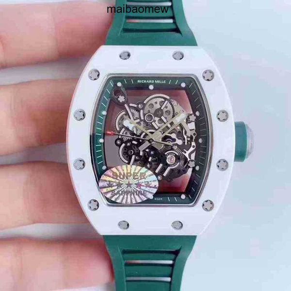 Designer di lusso Ric miiies orologio meccanico fresco orologi da polso Rakish TV Factory rm055 silicone da uomo 2023 stile LCYJ