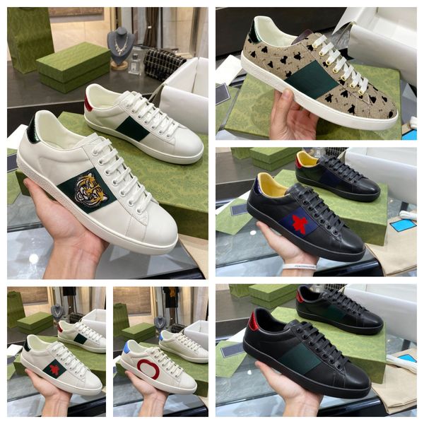 2024 Top Designer Heißer Verkauf Vintage LuXury Trainer Freizeitschuhe brandneue Bee Gold Silber Damen Herren Größe 35-45