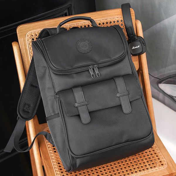 Moda erkek sırt çantası çanta çok yönlü açık hava sırt çantası büyük kapasiteli sırt çantası kolej öğrenci okul çantası bilgisayar çantası 230420