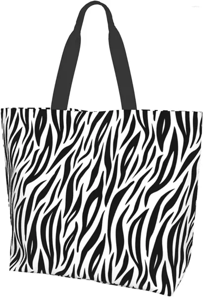Sacos de compras leopardo impressão bonito moda bolsa de ombro bolsa alça superior bolsa para mulheres trabalho escola viagem casual
