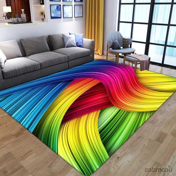 Teppiche, 3D-Teppich, abstrakte visuelle Illusion, große Teppiche für Wohnzimmer, Schlafzimmer, Dekor, Küche, Fußmatte, rutschfeste Bodenmatte