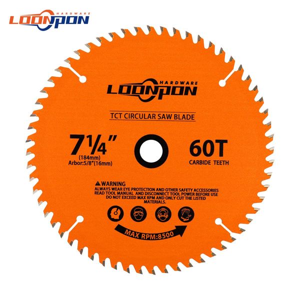 Marceneiros 184mm TCT SAW SAW Blade Disco de corte de madeira para madeira fina de metal plástico peças de mesa diy serra ângulo