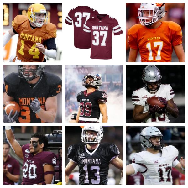 Football College UOMINI Montana Grizzlies MAGLIA 11 DALTON SNEED 21 MARCUS KNIGHT 8 SAMORI TOURE 99 ALEX GUBNER 2 CAMRON HUMPHREY NCAA Football High