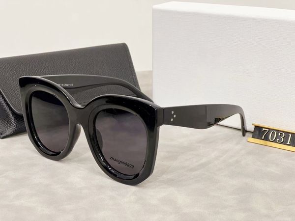 Venda quente luxo gato olho óculos de sol designer para mulheres estilo anti-ultravioleta escudo lente placa acetato quadro completo design elegante acessório de moda confortável