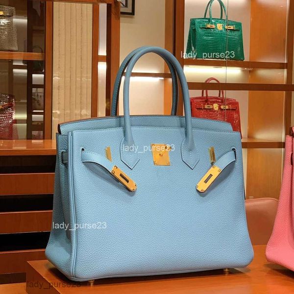 Code Frauen Designer Totes Lederbeutel Tasche Tasche H-Zipper Real echte klassische Lady Manual Litschee Muster Togo Kalb Leder Handtasche Bk25 30 4dkz