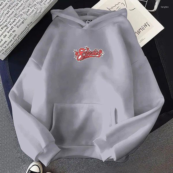 Hoodies masculinos e moda feminina manuscritas letras inglesas padrão estrela de cinco pontas elegante carta rua ho