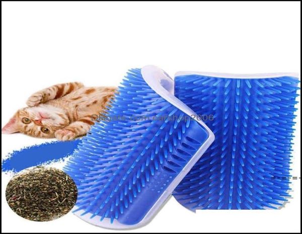 Outros suprimentos para animais de estimação Home Jardim Canto Escova Pente Play Cat Toy Plastic Scratch Cerdas Arch Masr Grooming Cats Scratcher Banho Ma4650798