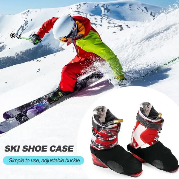 Altri articoli sportivi 1 paio di copri scarponi da sci con nastro di fissaggio Design regolabile Protezione per racchette da neve ultraleggera resistente all'usura 231128
