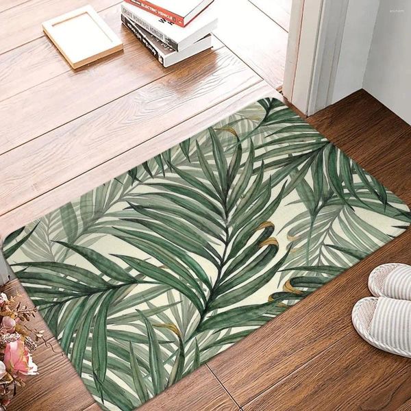 Ковры с тропическими листьями, пляжный коврик для спальни, коврик для пальм, домашний коврик для гостиной, ковер для входной двери