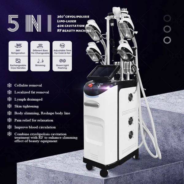 360 tecnologia legal Cryolipolysis Fat Freeze perda de peso lipo laser cavitação de gordura Equipamento RF