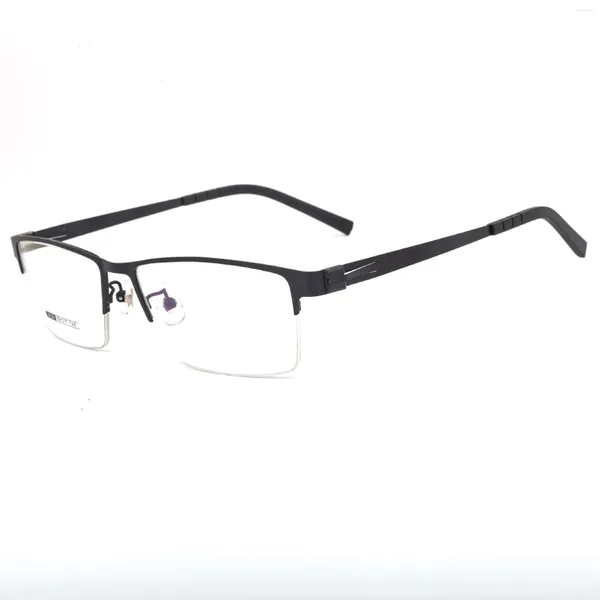 Óculos de sol vazrobe óculos de leitura de grandes dimensões homens semi sem aro óculos quadro masculino negócio preto cinza óculos presbiópico anti azul