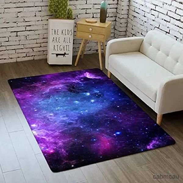 Teppiche, Galaxie-Weltraum-Teppich für Wohnzimmer, Heimdekoration, Schlafzimmer, Fußmatten für Kinder, Jungen, Krabbelbereich, Spielzimmer-Pads