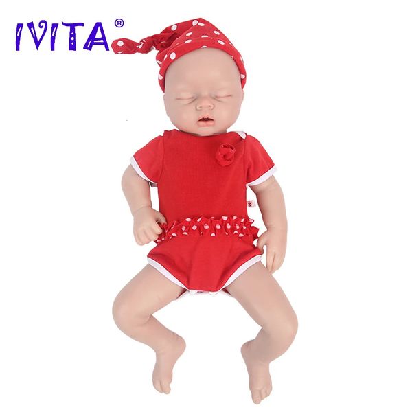 Bonecas Ivita WG1553 20/86 polegadas 100 Silicone Reborn Baby Doll Macio Menina Sem Pintura Realista com Chupeta para Crianças Brinquedos 231128