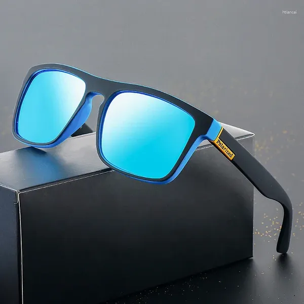 Солнцезащитные очки, модные походные мужские и женские стильные поляризационные солнцезащитные очки для рыбалки для мужчин, винтажные квадратные очки унисекс UV400