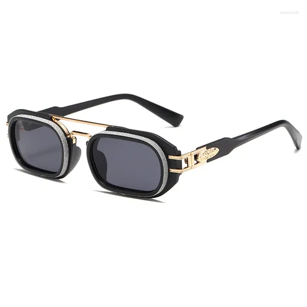 Güneş Gözlüğü 2023 Küçük Oval Çerçeve Kadın Marka Basit Serin Güneş Gözlükleri Vintage Eyewear Bayanlar UV400