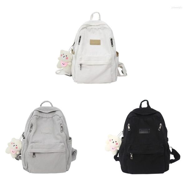 Bolsas escolares backpack bookbag bagbag casual para laptop saco adolescente