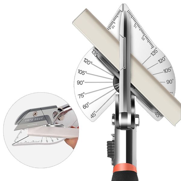 Schaar tesoura multifuncional de ângulo, ferramenta de corte, cortador de tubos de pvc, tesoura profissional para eletricista, ângulo ajustável 35