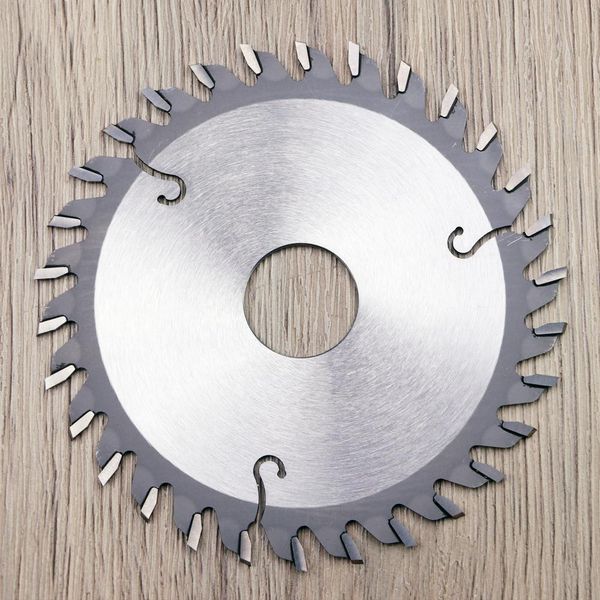 Peças tct carpintaria circular pontuação lâmina de serra diamante corte dics para painel serra mesa deslizante corte madeira 120mm (12 + 12) t