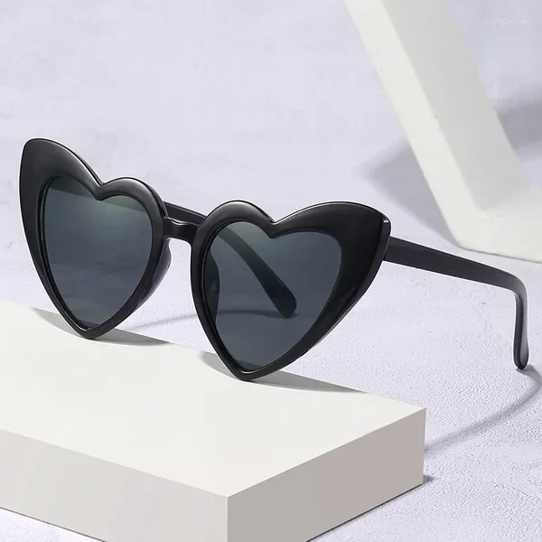 Sonnenbrille Herzförmiger Sonnenschutz Herzreiter Glas Fahrradbrille Liebe Modisch