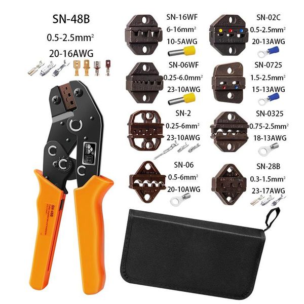 Tang SN48B Crimper Kit 0,52,5 мм ² 2013aawg Междельный инструмент для обжима для подводной терминала.