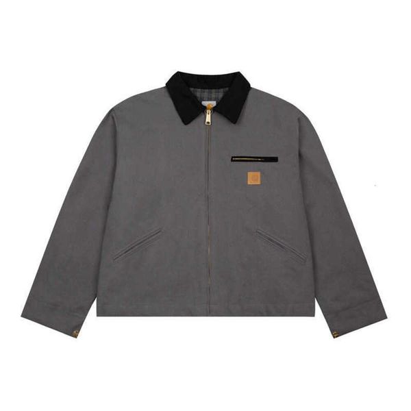 2023 jaqueta masculina marca de moda carhart novo lavável velho americano detroit workwear casaco lona 9632ess